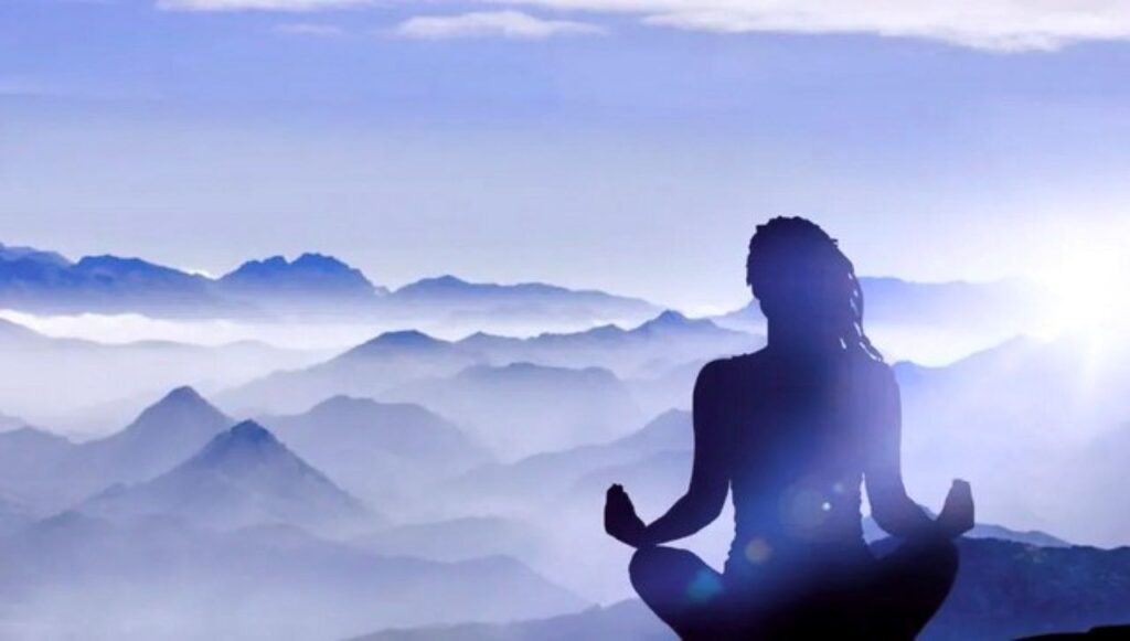 meditation in the mountain