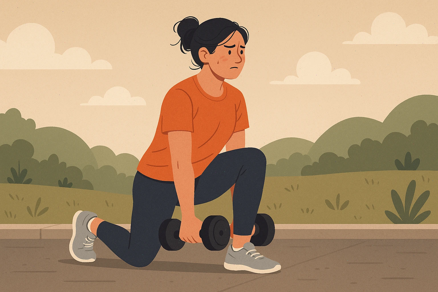 girl training